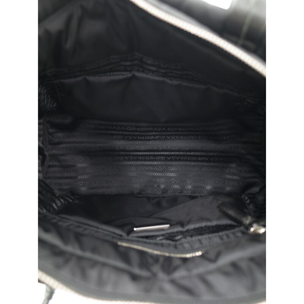 Prada Tessuto Vela Tote Shoulder Bag Black - Picture 3 of 9